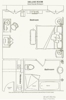 Схема номера Deluxe Room