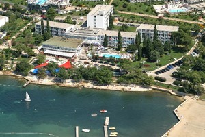 Вид на отель с высоты 