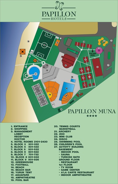 Papillon belvil план отеля