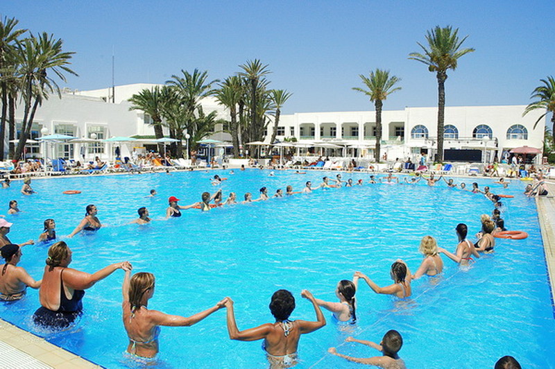 Аква-аэробика в отеле El Mouradi Club Kantaoui 4*