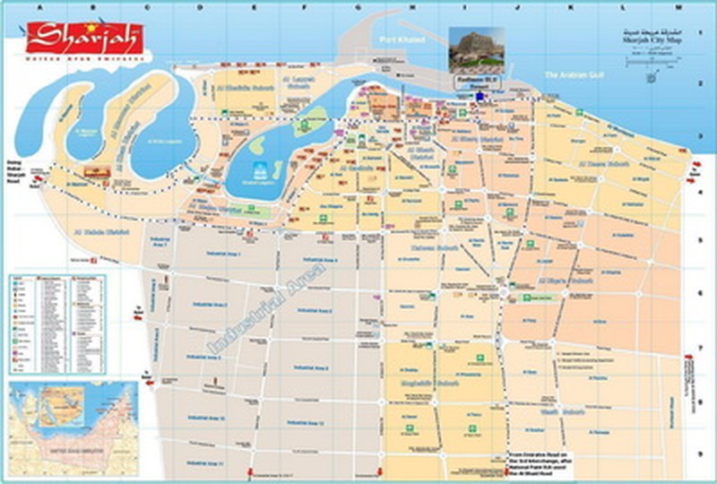 Карта расположения отеля Radisson Blu Sharjah 5*