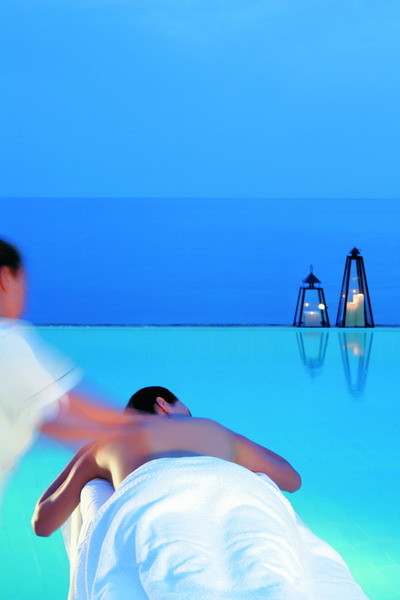 Six Senses Spa - Outdoor treatment