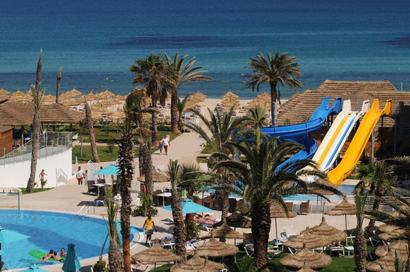 Вид на море в отеле Vincci Nozha Beach 4*