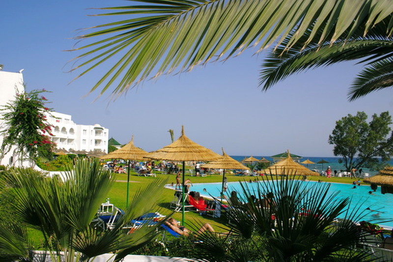 Территория отеля Le Sultan 4*