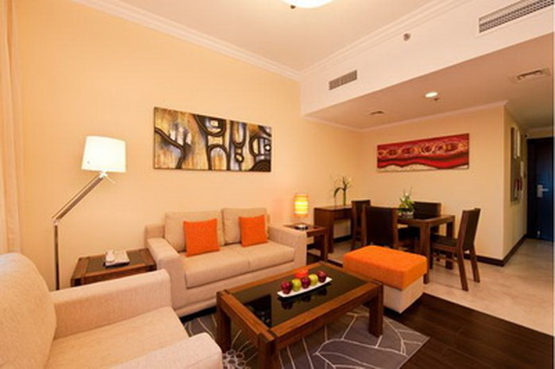 Гостиная в Al Nawras Apartments
