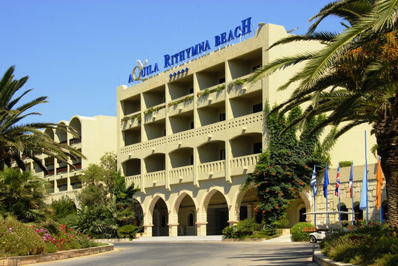 здание отеля Aquila Rithymna Beach