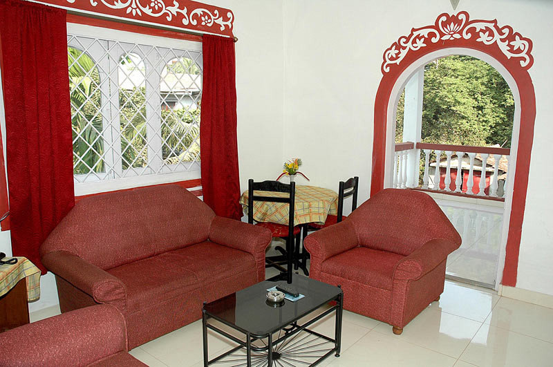 Living Room in suite