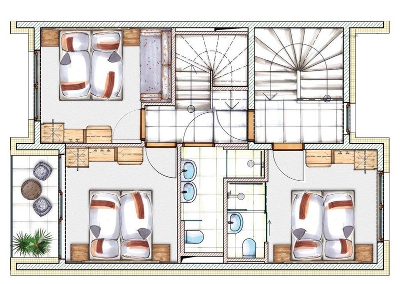 Spacious Penthouse Apartments for 6 to 10 people