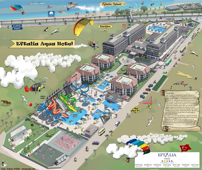 Аква карта. Eftalia Splash Resort 5 карта отеля. Eftalia Aqua Resort 5 карта отеля. Схема отелей Эфталия в Турции. Расположение отелей в Турции Эфталия.